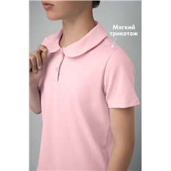 Блузка-поло с коротким рукавом для девочки Happyfox