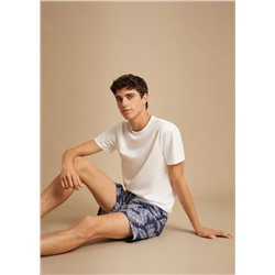 Bañador estampado hojas  -  Niño | MANGO OUTLET España