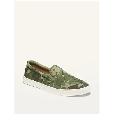 Canvas Slip-On Sneakers for Women