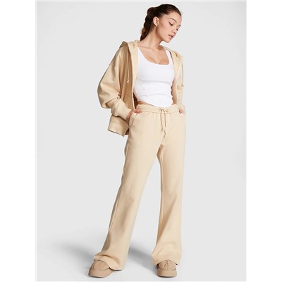 PINK IVY FLEECE FLARE SWEATPANTS