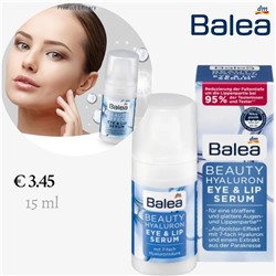 Beauty Hyaluron Eye & Lip Serum, 15 ml