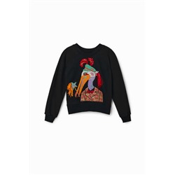 Sudadera pelícano bordado