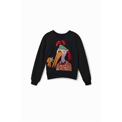Sudadera pelícano bordado
