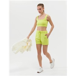Yeşil Regular Fit Örme Şort