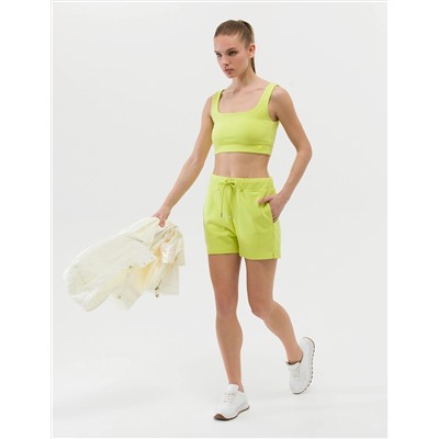 Yeşil Regular Fit Örme Şort