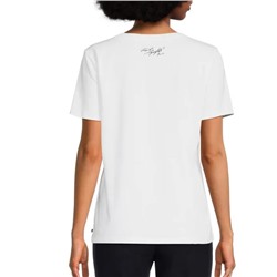 Karl Lagerfeld Paris Bonjour Embellished Crewneck T-Shirt