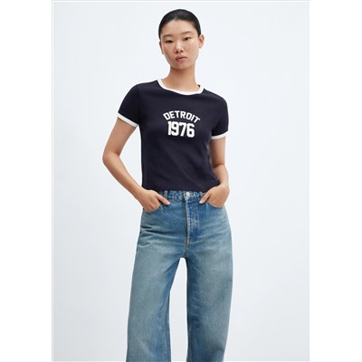Camiseta algodón mensaje