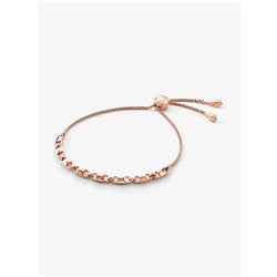 MICHAEL KORS Precious Metal-Plated Sterling Silver Mercer Link Slider Bracelet