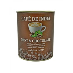 BHARAT BAZAAR Natural Instant Flavoured coffee Mint&amp;Choco Кофе натуральный со вкусом мята и шоколад 100г
