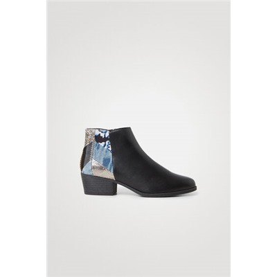 Botines patch denim
