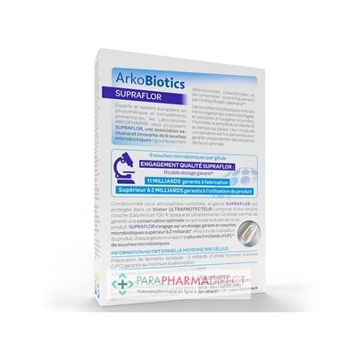 Arkopharma ArkoBiotics Supraflor Ferments Lactiques 14 gélules