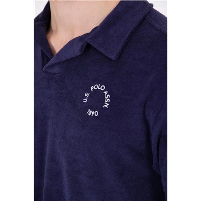 Erkek Lacivert Comfort Polo Yaka Tişört