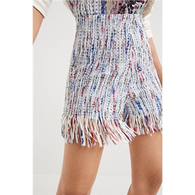 Short tweed marinero