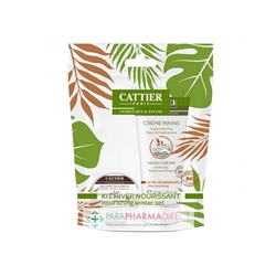 Cattier Kit Nourrissant Crème mains BIO 30ml + Beurre de Karité 20g