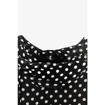 ZW COLLECTION HALTER POLKA DOT DRESS