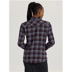 Women's Western Plaid Snap Shirt