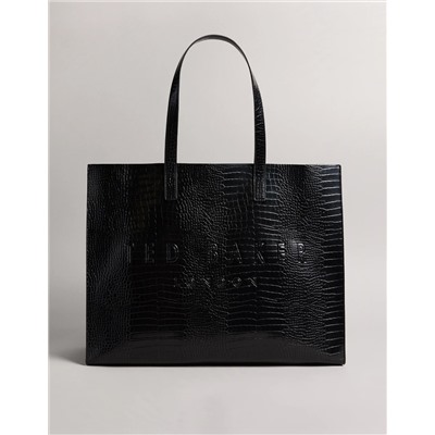 ALLICON Mock Croc Icon Tote Bag