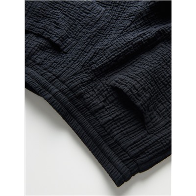 PREMIUM Shorts aus Strukturstoff