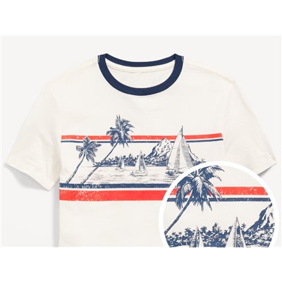 Softest Printed Crew-Neck T-Shirt for Boys
