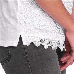 Damen T-Shirt mit Spitze