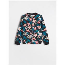 Sweatshirt mit Reißverschluss