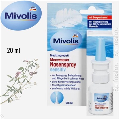 Meerwasser Nasenspray Sensitiv, 20 ml