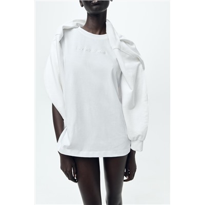 MINIMALIST SLOGAN T-SHIRT