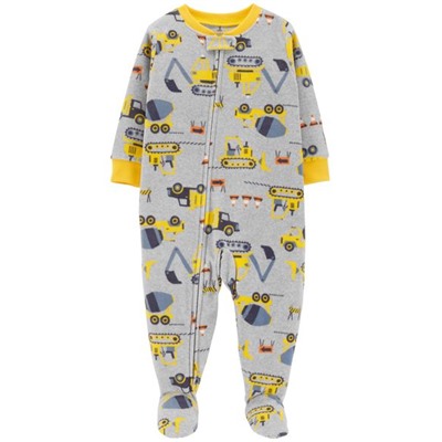 1-Piece Construction Fleece PJs