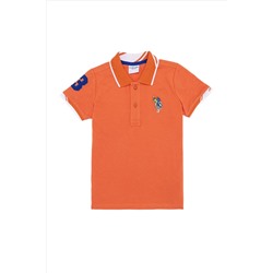 Erkek Çocuk Turuncu Polo Yaka Tişört