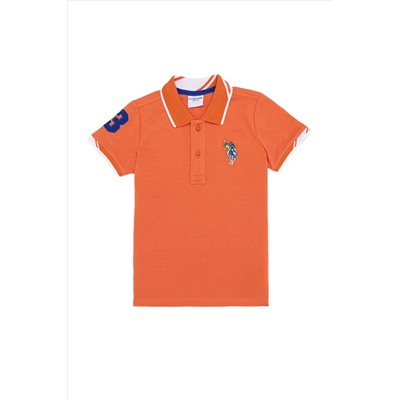 Erkek Çocuk Turuncu Polo Yaka Tişört