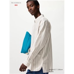 Camisa oxford oversize rayas