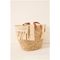 Bolso grande capazo rafia natural