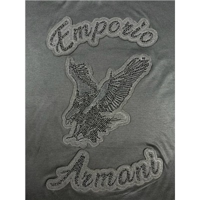 Мужская футболка Emporio Arman*i 🖤  Экспорт. Оригинал. Внутренняя этикетка срезана   Материал: лиоцелл, тенсель, хоопок