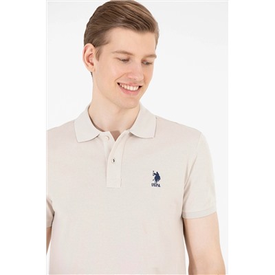 Erkek Taş Basic Polo Yaka Tişört