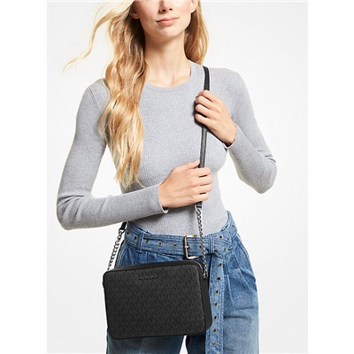 Jet Set Large Logo Crossbody Bag