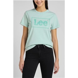 Lee, Slim Fit Dar Kesim Bisiklet Yaka Kısa Kollu Tişört