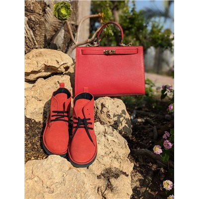 Ab. Zapatos 1619 New R · FUEGO+Ab.Zapatos PELLE Birkin/2 (720) rojo АКЦИЯ