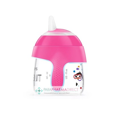 Avent Tasse Anti Fuite Rose 6m+ 200ml