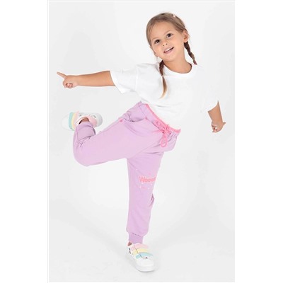 AHENGİM Kids Ak622459 Kız Woows Baskılı Eşofman Altı 1-2-10001045