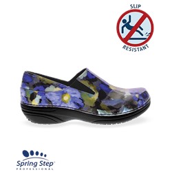 Spring Step Women's Professional Blue Multi Floral Ferrara Shoe