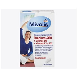 Calcium 600 + Vitamin D3 + K1 + K2, 30 St., 51 g