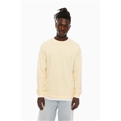 Ottoman T-shirt with a double hem