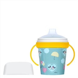 Детская чашка +6 месяцев Deliplus Mickey soft носик