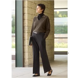 Женский пуловер с V-образным воротником UNIQL*O