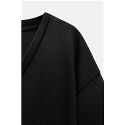 WASHED INTERLOCK T-SHIRT