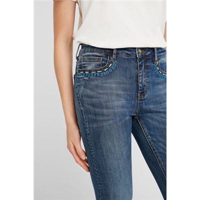 Pantalón vaquero skinny tobillero