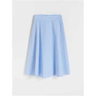 Karierter Rock aus Gingham