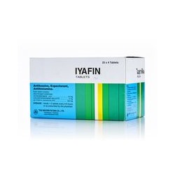 Популярные тайские таблетки от кашля и насморка Iyafin 100 шт / Iyafin 100 tabs