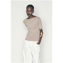 FADED COTTON T-SHIRT