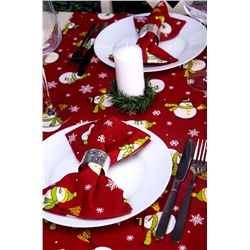Дорожка на стол из рогожки 145x45 Happy Fox Home